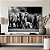 Quadro Decorativo Canvas Animais Selvagens Manada Elefantes Horizontal - Imagem 1