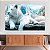 Quadro Decorativo Canvas Animal Felino Selvagem Leão Branco Albino Horizontal - Imagem 1
