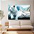 Quadro Decorativo Canvas Animal Felino Selvagem Leão Branco Albino Horizontal - Imagem 2