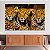 Quadro Decorativo Canvas Animais Selvagens Onças Pintadas Horizontal - Imagem 4