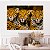 Quadro Decorativo Canvas Animais Selvagens Onças Pintadas Horizontal - Imagem 3