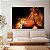 Quadro Decorativo Canvas Casal de Leões de Judá Horizontal - Imagem 1