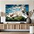Quadro Decorativo Canvas Animal Selvagem Tigre Branco Horizontal - Imagem 2