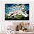 Quadro Decorativo Canvas Animal Selvagem Tigre Branco Horizontal - Imagem 1