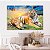 Quadro Decorativo Canvas Animal Selvagem Tigre Por do Sol Horizontal - Imagem 4