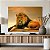 Quadro Decorativo Canvas Animal Selvagem Leão Rei Floresta Entardecer Horizontal - Imagem 3