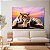Quadro Decorativo Canvas Animal Selvagem Tigre Deitado na Pedra Horizontal - Imagem 2