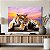 Quadro Decorativo Canvas Animal Selvagem Tigre Deitado na Pedra Horizontal - Imagem 4