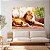 Quadro Decorativo Canvas Animal Selvagem Leão Deitado na Selva Horizontal - Imagem 2