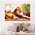 Quadro Decorativo Canvas Animal Selvagem Leão Deitado na Selva Horizontal - Imagem 4