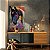 Quadro Decorativo Canvas Animal Arte Abstrata Pintura de Cavalo Colorido Vertical - Imagem 3