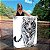 Quadro Decorativo Canvas Animal Selvagem Tigre Branco Caminhando Fundo Branco Vertical - Imagem 1