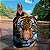 Quadro Decorativo Canvas Animal Selvagem Face Tigre Colorido Vertical - Imagem 1