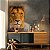 Quadro Decorativo Canvas Leão Animal Selvagem Rei Floresta Vertical - Imagem 3