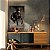 Quadro Decorativo Canvas Animal Selvagem Cavalo Negro Preto e Branco Vertical - Imagem 3