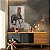 Quadro Decorativo Canvas Animal Cavalo Preto e Branco Vertical - Imagem 2