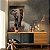 Quadro Decorativo Canvas Animal Selvagem Elefante Preto e Branco Caminhando Vertical - Imagem 4