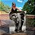 Quadro Decorativo Canvas Animal Selvagem Elefante Preto e Branco Caminhando Vertical - Imagem 1
