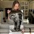 Quadro Decorativo Canvas Animal Selvagem Elefante Preto e Branco Caminhando Vertical - Imagem 5
