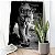 Quadro Decorativo Canvas Animal Selvagem Puma Preto e Branco Vertical - Imagem 3