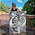 Quadro Decorativo Canvas Animal Selvagem Tigre Preto e Branco Vertical - Imagem 1