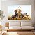 Quadro Decorativo Canvas Paisagem de Animais Selvagens Safari Horizontal - Imagem 2