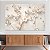 Quadro Decoração Canvas Árvore de Flores Brancas Abstratas Horizontal - Imagem 3