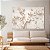 Quadro Decoração Canvas Árvore de Flores Brancas Abstratas Horizontal - Imagem 2