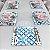 Kit 8 Peças Mesa Posta - 4 Sousplast para Pratos e 4 Porta Copos Ladrilho Azulejo Louça Portuguesa - Imagem 3