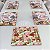 Kit 8 Peças Mesa Posta - 4 Sousplast para Pratos e 4 Porta Copos Cupcake - Imagem 2