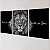 Quadros Decorativos Trio em Canvas Leão Frase Motivacional - Imagem 4