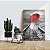 Quadro Decorativo Flutuante Mulher com Guarda Chuva Vermelho Vertical - Imagem 3
