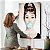 Quadro Decorativo Flutuante Audrey Hepburn com Bola de Chicletes Azul - Imagem 4