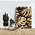 Quadro Decorativo Flutuante Costela de Adão Dourada Fundo Preto - Imagem 3