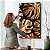 Quadro Decorativo Flutuante Costela de Adão Dourada Fundo Preto - Imagem 4