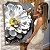 Quadro Decorativo Flutuante Floral Orquídeas Brancas - Imagem 1