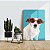 Quadro Decorativo Flutuante Dog Russell Terrier com Óculos - Imagem 3
