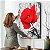 Quadro Decorativo Flutuante Floral Papoula Vermelhas - Imagem 4
