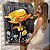Quadro Decorativo Flutuante Floral Rosas Amarelas - Imagem 1