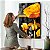 Quadro Decorativo Flutuante Floral Rosas Amarelas - Imagem 4