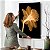 Quadro Decorativo Flutuante Floral Raio X Fundo Preto - Imagem 4