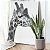 Quadro Decorativo Flutuante Animais Girafa Preto e Branco - Imagem 2
