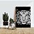 Quadro Decorativo Flutuante Animais Tigre Preto e Branco - Imagem 3