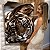 Quadro Decorativo Flutuante Animal Silvestre Tigre Deitado Colorido - Imagem 1