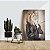 Quadro Decorativo Flutuante Animal Silvestre Leão Pensativo de Terno - Imagem 3