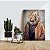 Quadro Decorativo Flutuante Animal Silvestre Tigre Sério Perfil de Jaqueta e Cachecol - Imagem 3