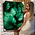Quadro Decorativo Flutuante Botânico Folhas Fundo Preto - Imagem 1