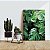 Quadro Decorativo Flutuante Botânico Folhas Costela-de-Adão - Imagem 3