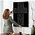 Quadro Decorativo Flutuante Religioso Salmos 91 Letra Branca Vertical - Imagem 4