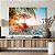 Quadro Decorativo Canvas Paisagem Praia Por do Sol Horizontal - Imagem 2